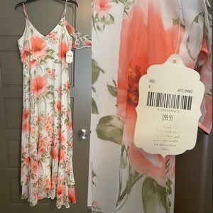 Altered State floral maxi formal bridesmaid dress